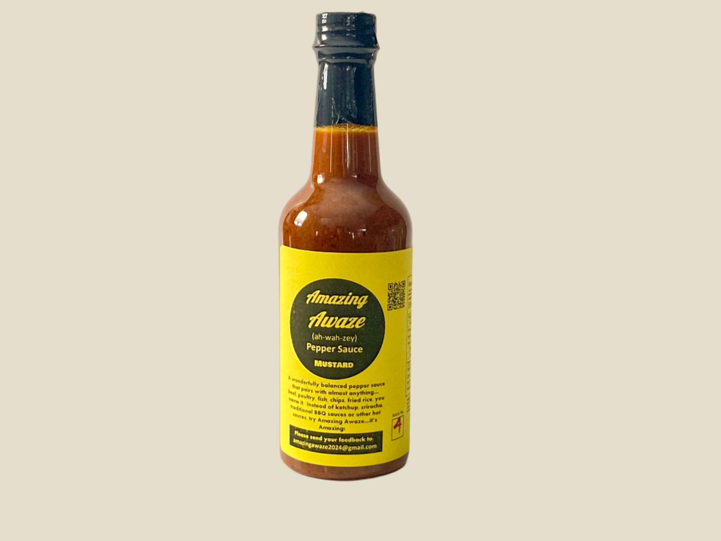 Amazing Awaze Mustard Pepper Sauce (9.0 oz)